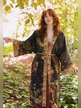 Market of Stars Messenger Opera Duster Joan of Arc NWT Gothic Boho